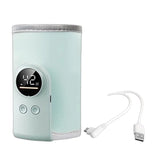 Chauffe-biberon USB portable avec affichage numériques et câble de charge inclus