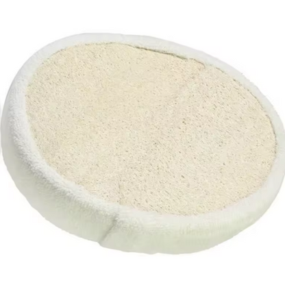 Éponge luffa bio naturelle flowza pour exfoliation douce et nettoyage écologique de la peau